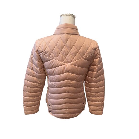 Barbour Cavalry Quilted Stretch Jacket Rose Dust - Picture 8 of 11